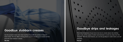 Electrolux ESI4007 1600 watt EasyLine steam iron (Orange)