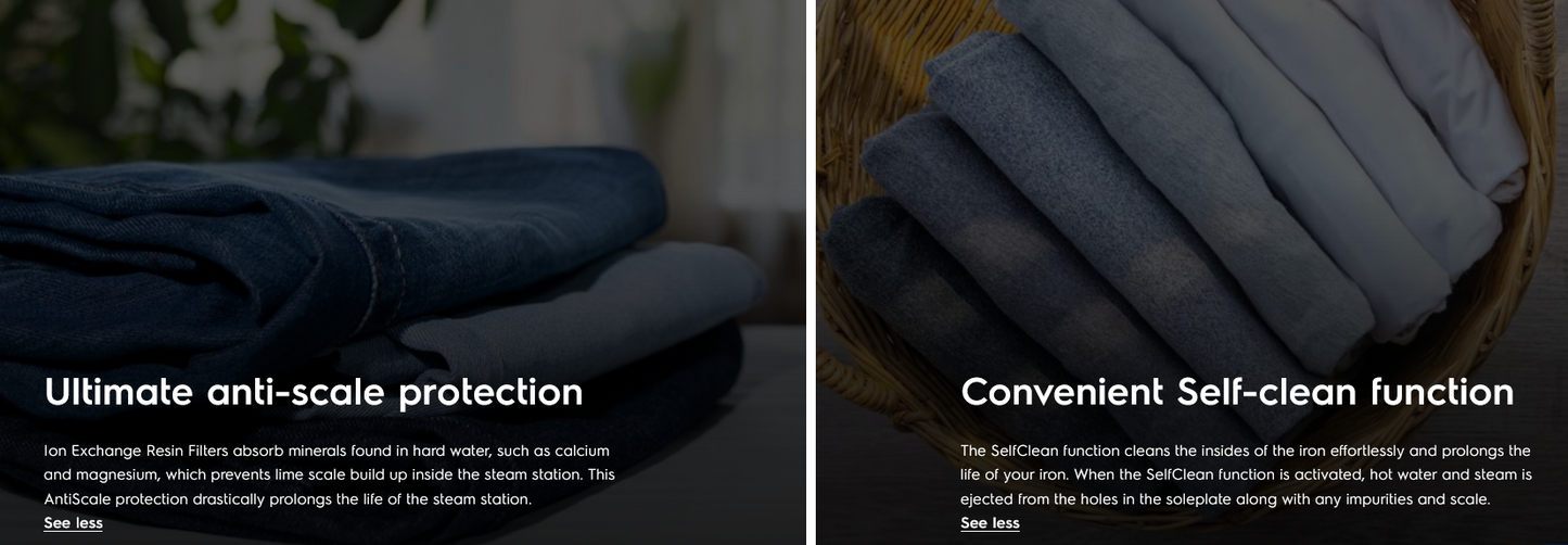 Electrolux ESI4007 1600 watt EasyLine steam iron (Orange)