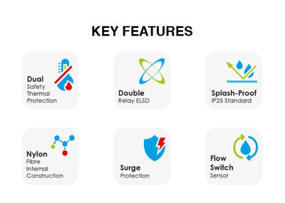 Alpha Water Heater No Pump Evo-e /  Evoe (Ivory White)