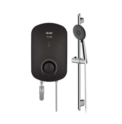 Alpha Water Heater No Pump Evo-e /  Evoe (Matt Black)