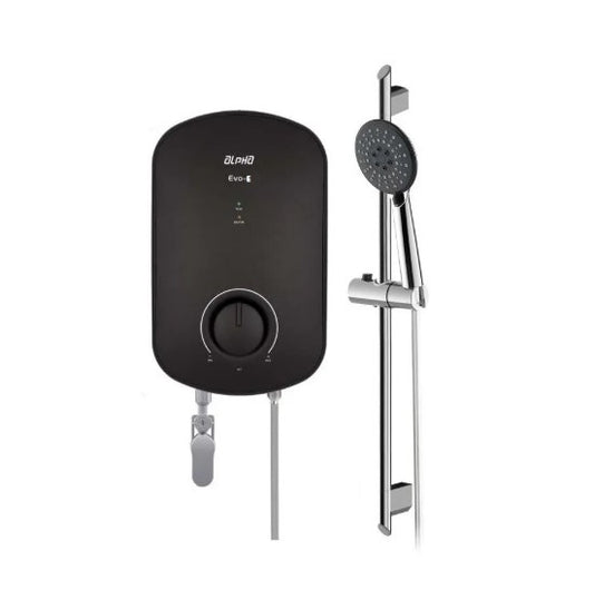 Alpha Water Heater No Pump Evo-e /  Evoe (Matt Black)