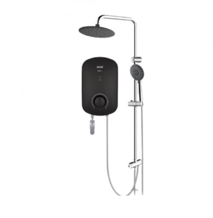 Alpha Water Heater No Pump Evo-e Rainshower /Evoe (Matt Black)