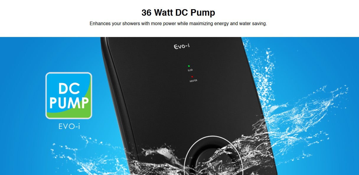 Alpha Water Heater With DC Pump Evo-i /Evoi (Ivory White)