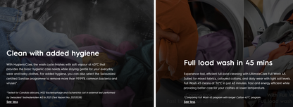 Electrolux EWF8024D3WC 8kg Washer UltimateCare 300 Front Load Washing Machine