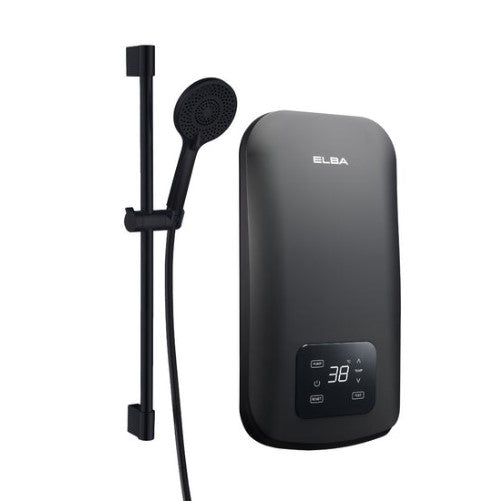 Elba Water Heater EWH-Q4215DC(MB) 4.25kW Digital DC Pump EVVO Series Black EWHQ4215DCMB