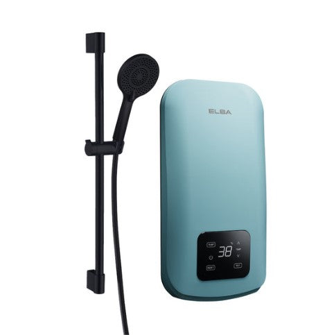 Elba Water Heater EWH-Q4215DC(SB) 4.25kW Digital DC Pump EVVO Series Sky Blue EWHQ4215DCSB