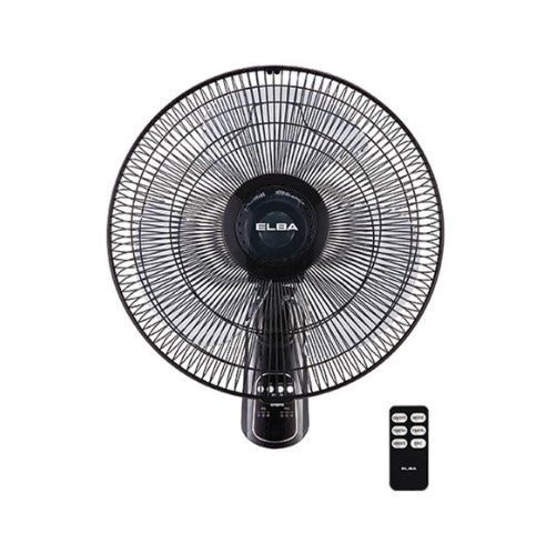 Elba 16'' Remote Control Wall Fan EWMF-E1646RC(BK) / EWMFE1646RCBK