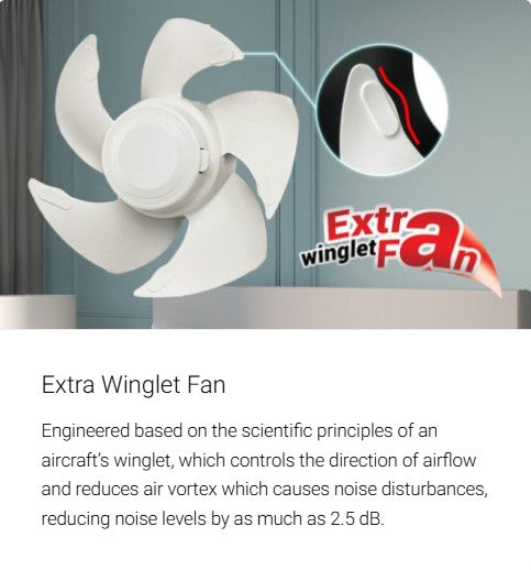 Mitsubishi EX25SHC Exhaust Fan 10" Ventilation Fan (White) EX-25SHC