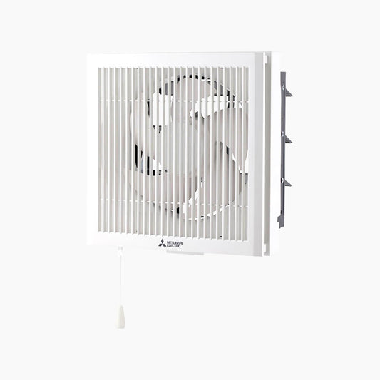 Mitsubishi EX-25SKC5T 10 inch Exhaust Fan Wall Type Ventilation Fan with Cover EX25SKC5T