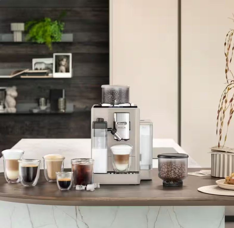 DeLonghi Rivelia Coffee Machine - EXAM440.55BG Beige / EXAM44055BG