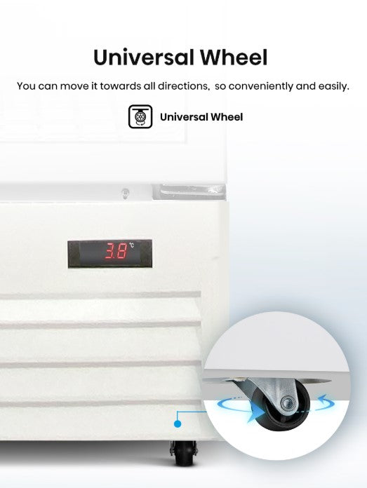 Hisense 320L Commercial Chiller EXHSC-320FLG / EXHSC320FLG Self Evaporate Fridge