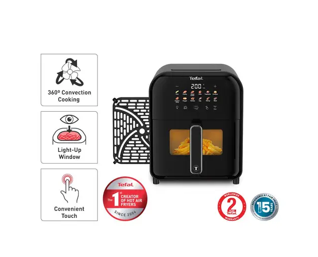 Tefal Easy Fry Window Air Fryer Digital 6L EY8218/EY821865