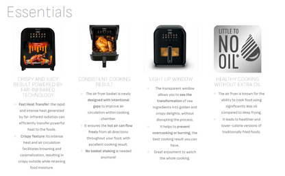 Tefal Easy Fry Window Air Fryer Digital 6L EY8218/EY821865