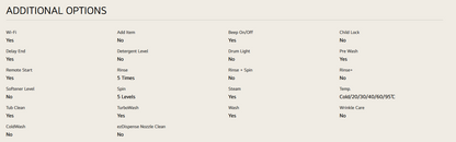 LG F2515SNTGE 15kg Slim Front Load Washer with AI Direct Drive™ and TurboWash™