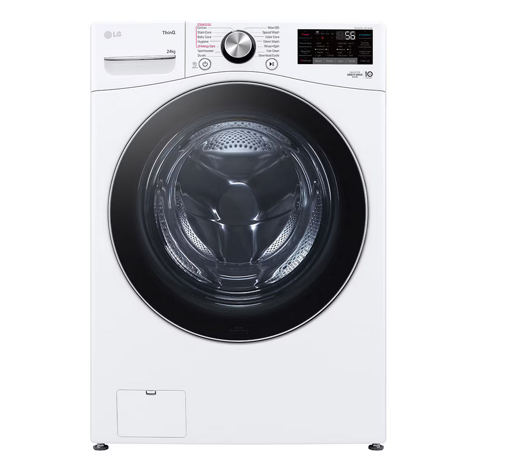 LG F2724SVRW 24kg Front Load Washer with AI Direct Drive™ and TurboWash™