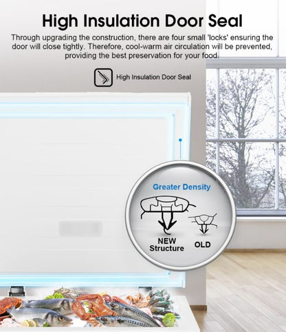 Hisense 8 in 1 Chest Freezer 178L FC186D4BWPS