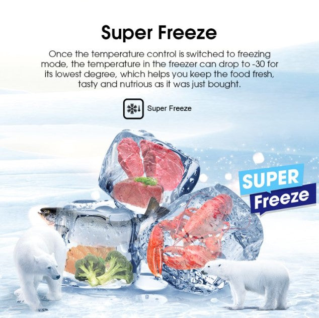 Hisense 350L Chest Freezer 8 In 1 Function FC428D4BWYS (White)