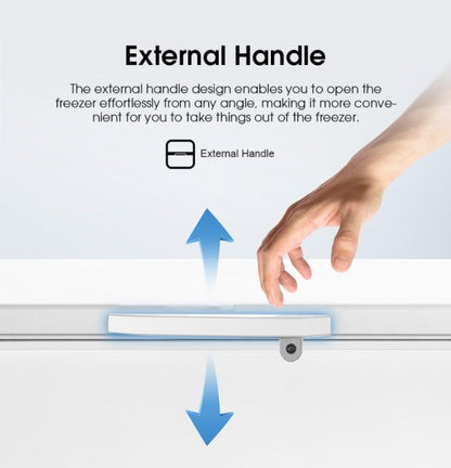 Hisense 350L Chest Freezer 8 In 1 Function FC428D4BWYS (White)