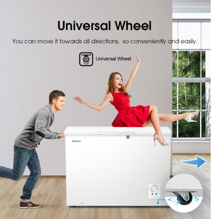Hisense 350L Chest Freezer 8 In 1 Function FC428D4BWYS (White)