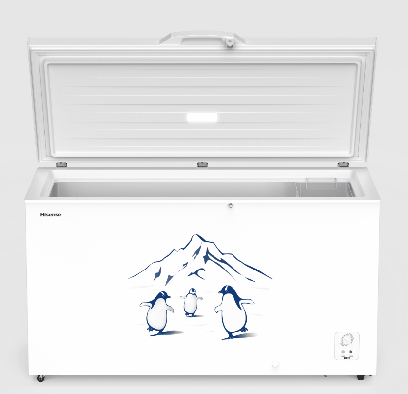 Hisense Freezer 500L FC550D4BWBG Chest Freezer (White) Peti beku