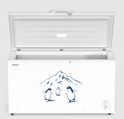 Hisense Freezer 500L FC550D4BWBG Chest Freezer (White) Peti beku