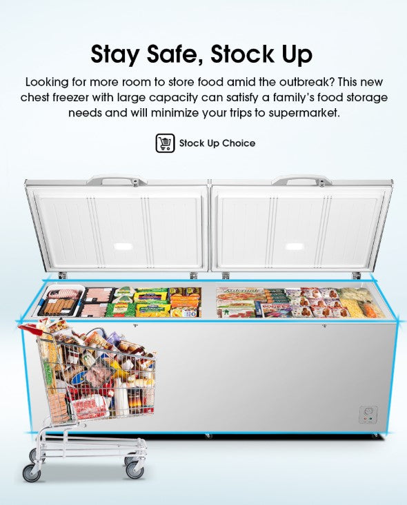 Hisense Gross Chest Freezer White (780L) FC900D4BWBP