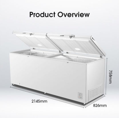 Hisense Gross Chest Freezer White (780L) FC900D4BWBP