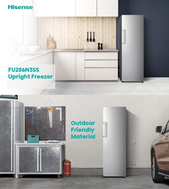Hisense 320L FU286N3SS Inverter 2 in 1 Fridge or Freezer