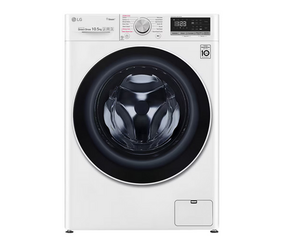 LG FV1450S4W 10.5kg Front Load Washer with AI Direct Drive™ and Steam™