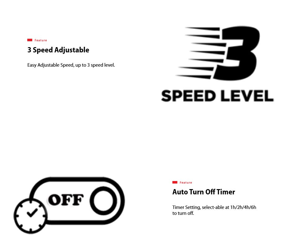 Toshiba 16" Wall Fan F-WSA20(W)MY with Remote Control FWSA20WMY