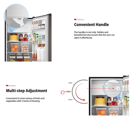 Toshiba 198L Single Door GR-RD247CM-DMY(37) Non-Inverter Fridge GRRD247CMDMY37 Refrigerator