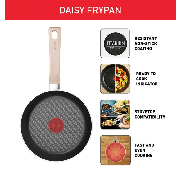 Tefal Cookware Daisy Frypan 28cm G16706/G1670624