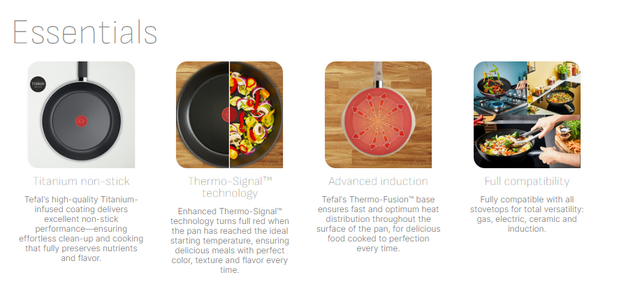 Tefal Cookware Daisy Frypan 28cm G16719/G1671924