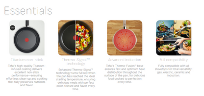 Tefal Cookware Daisy Frypan 28cm G16719/G1671924