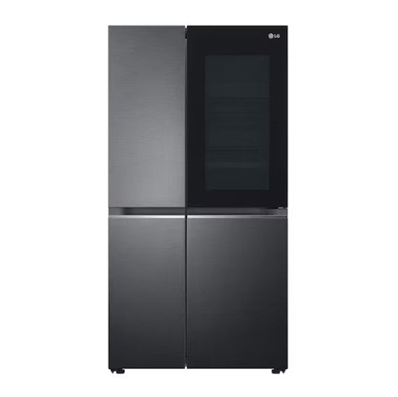 LG 655L Side by Side Fridge GC-V257CQFW / GCV257CQFW in Matte Black Finish