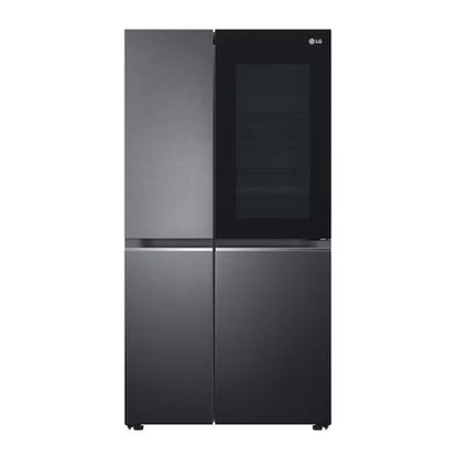 LG 655L Side by Side Fridge GC-V257CQFW / GCV257CQFW in Matte Black Finish