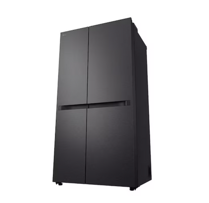 LG 655L GCB257KQJW Side by Side Inverter Fridge in Essence Matte Black