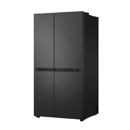 LG 655L GCB257KQJW Side by Side Inverter Fridge in Essence Matte Black