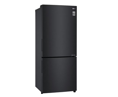 LG GC-B529NQCM 420L 2 Door Bottom Freezer Fridge in Matte Black Finish