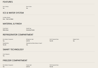 LG GC-M257CGFL 694L Side-by-Side Fridge with Door-in-Door™ in White Glass Finish