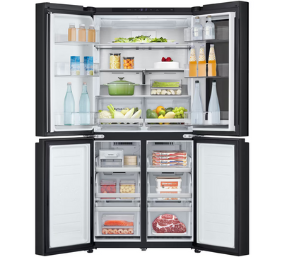 LG GC-V22FFQMB 431L French Door Fridge with InstaView in Black Steel Finish