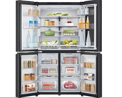 LG GC-V24FFCHB 601L French Door Fridge with InstaView in Matte Black Finish