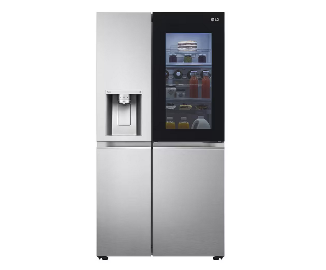 LG GC-X257CSES 674L Side-by-Side Fridge with InstaView & Door-in-Door™ in Noble Steel Finish
