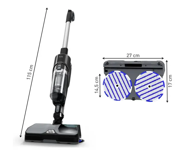 Tefal X-Combo Handstick Vacuum Mop GF3039/TGF3039HO