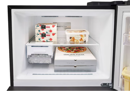 LG 2 Door 493L GN-B452PQBK Top Freezer Fridge in Essence Matt Black GNB452PQBK