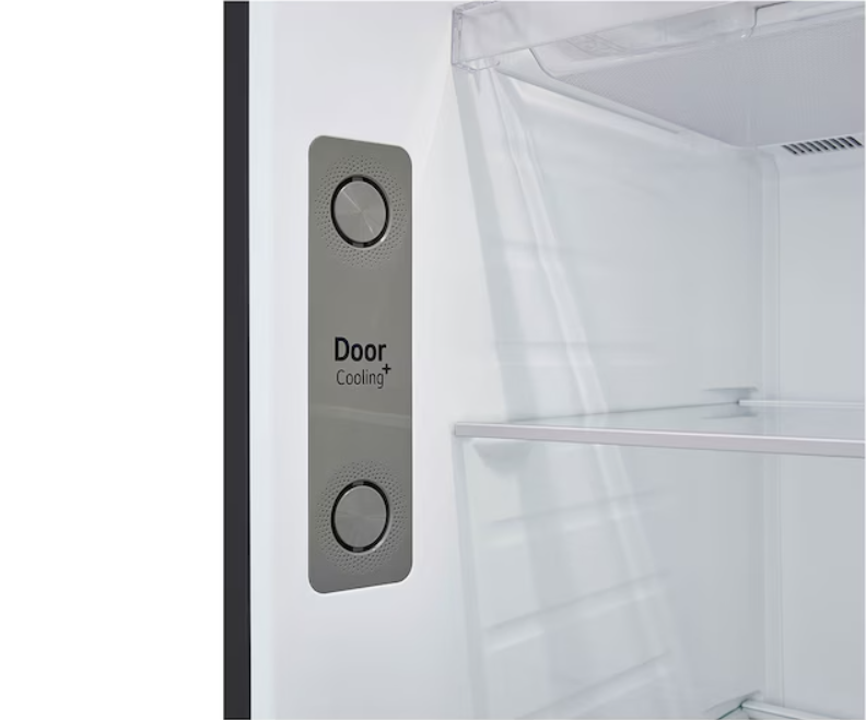 LG 2 Door 493L GN-B452PQBK Top Freezer Fridge in Essence Matt Black GNB452PQBK