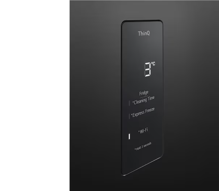 LG 2 Door 493L GN-B452PQBK Top Freezer Fridge in Essence Matt Black GNB452PQBK