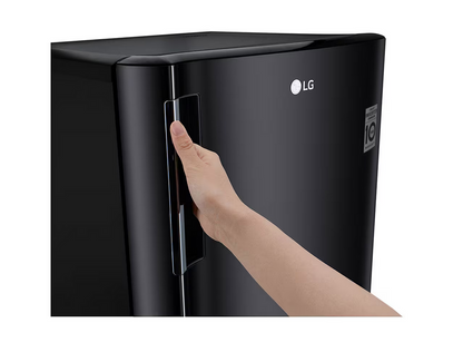 LG 171L Vertical Freezer in Western Black Finish GN-304SHBT/GN304SHBT