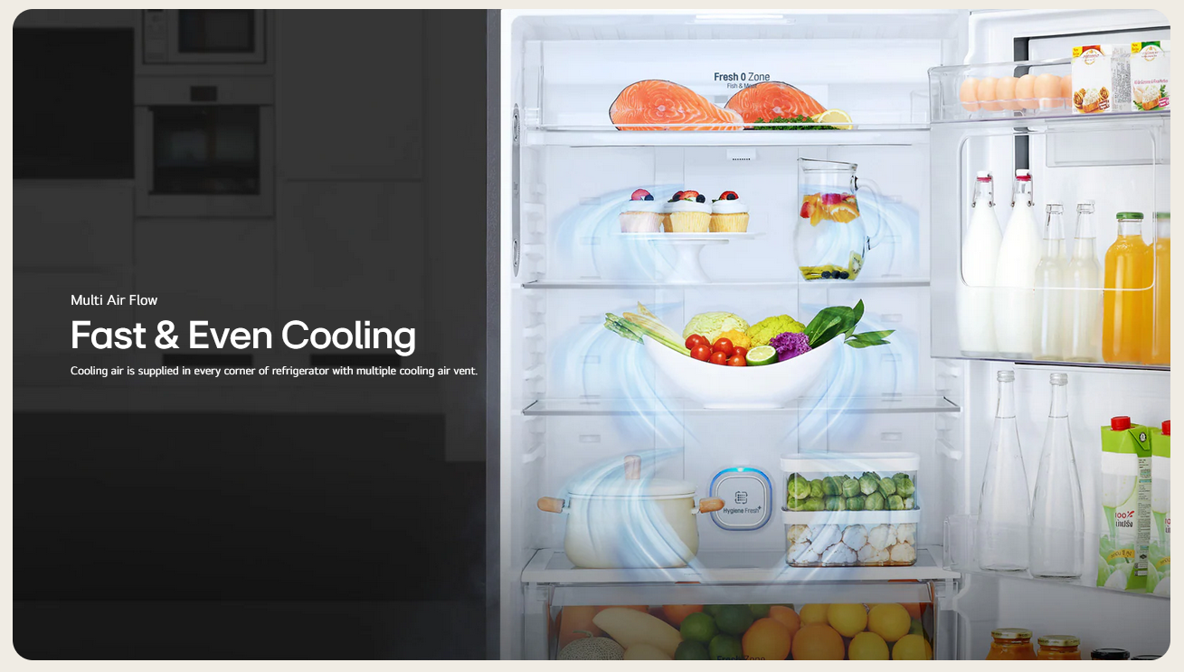 LG GN-B312PQMB 340L 2 Door Top Freezer Fridge in Dark Graphite Steel