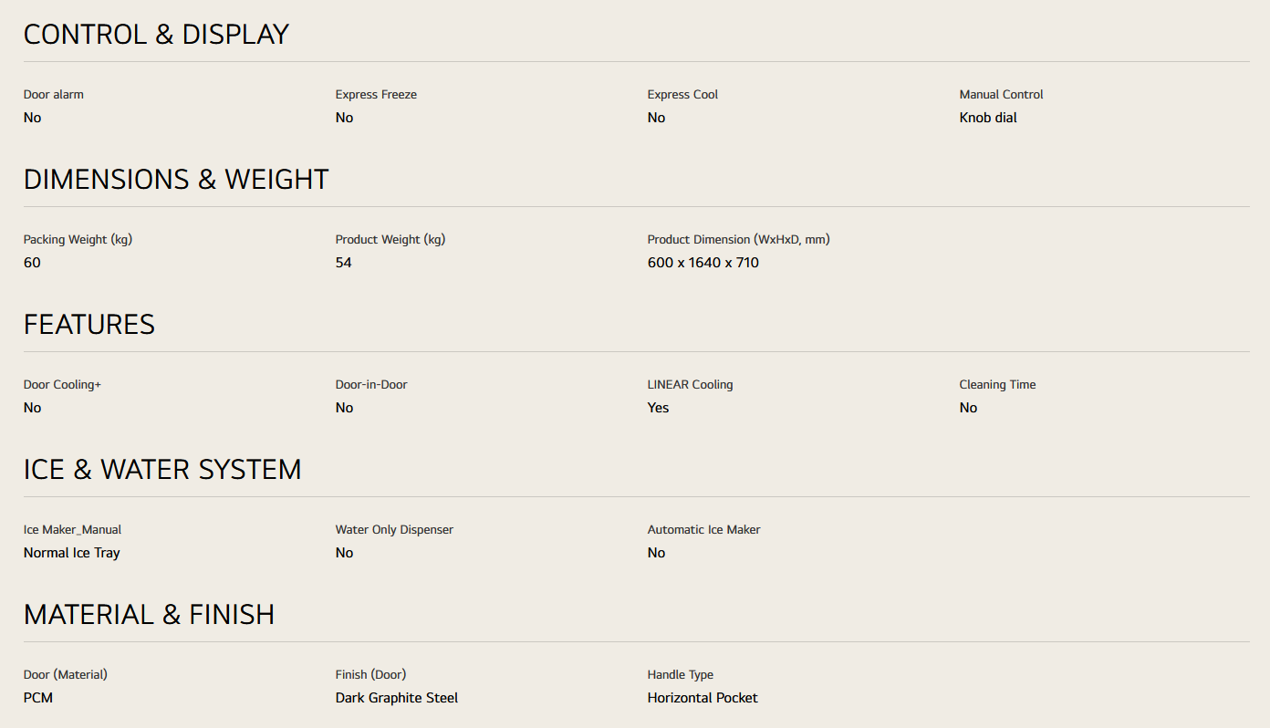 LG GN-B312PQMB 340L 2 Door Top Freezer Fridge in Dark Graphite Steel